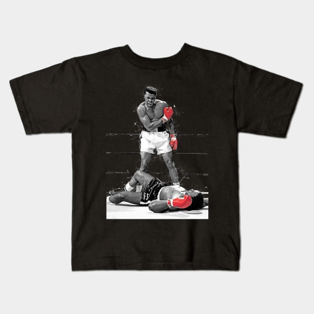 muhammad ali Kids T-Shirt by Araceliso